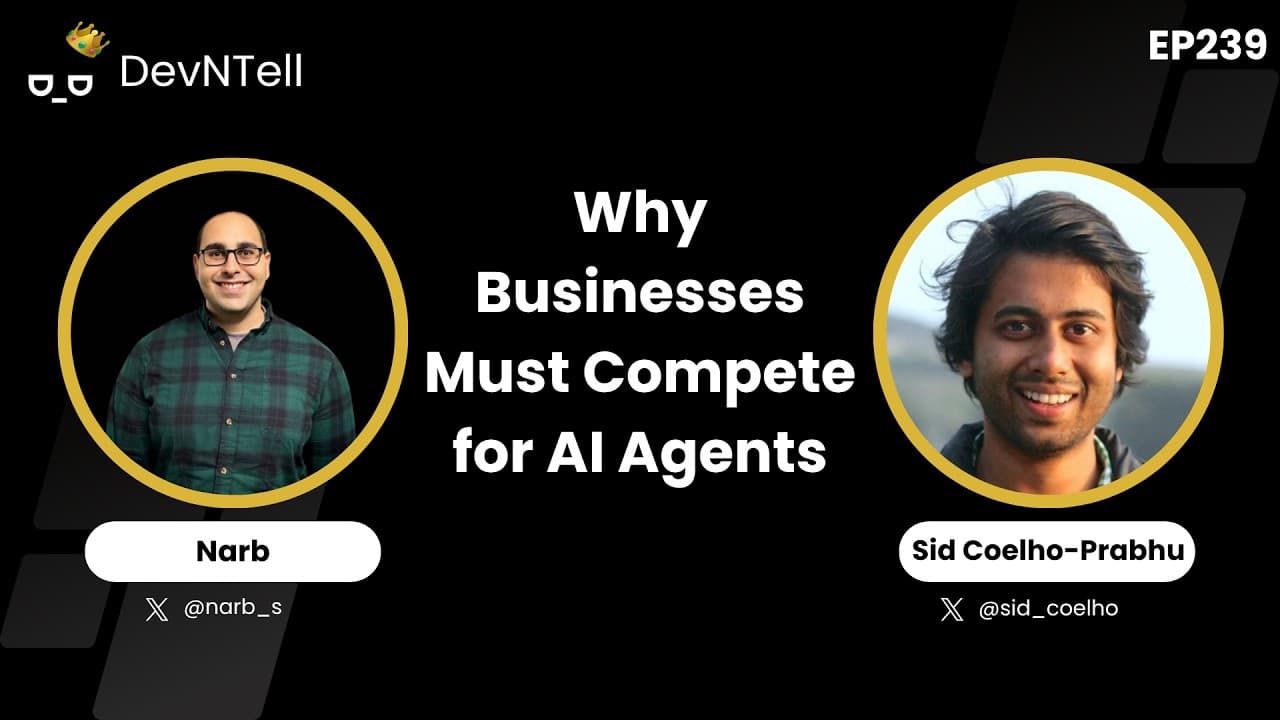 Why AI Agents Are the Next Customers Businesses Must Compete For feat. Head of Coinbase Business Sid Coelho-Prabhu
